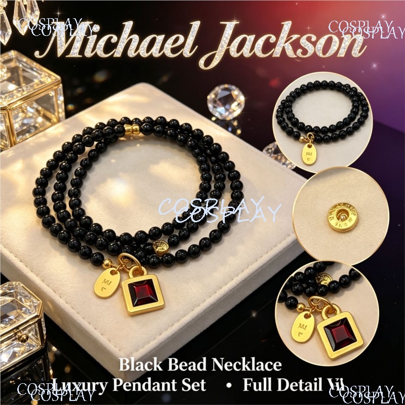 Vintage Fashion Game - Vintage Beaded Necklace Michael Jackson Cosplay