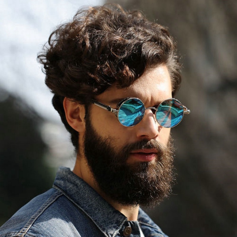 Metal Steampunk Sunglasses Men - Vintage Fashion Brands recension och pris