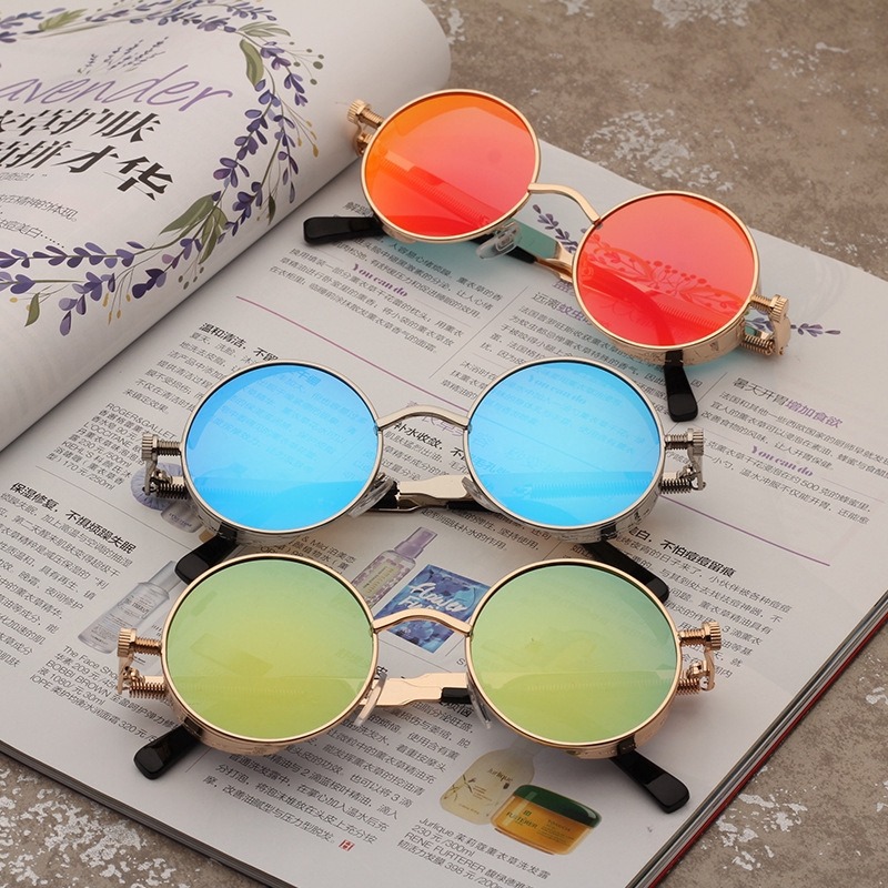 Metal Steampunk Sunglasses Men - Vintage Fashion Brands recension och pris