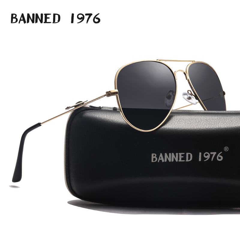 Polarized Aviation Sunglasses  - Vintage Fashion Brand Names recension och pris