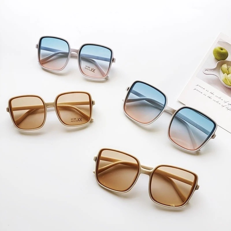 Vintage Oversized Square Sungl - Vintage Fashion Brands recension och pris