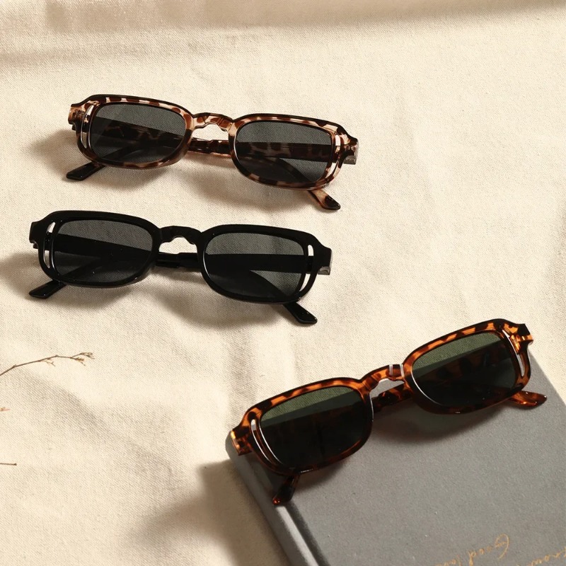 Luxurious Rectangle Sunglasses - Vintage Fashion Brands recension och pris