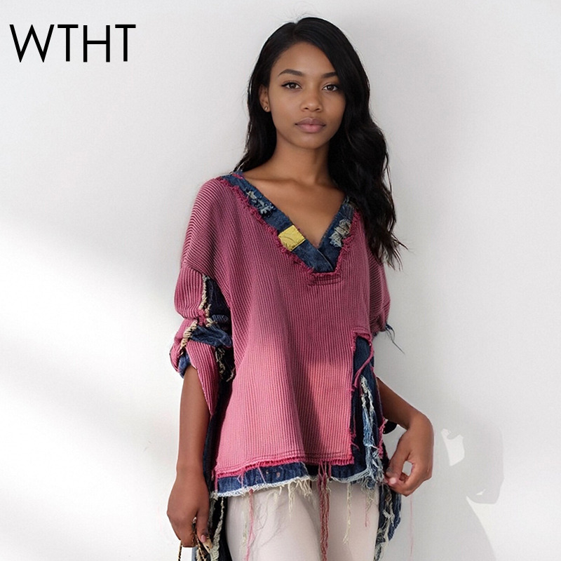 WTHT Fashion Women's Spliced D - Vintage Fashion Influencer recension och pris