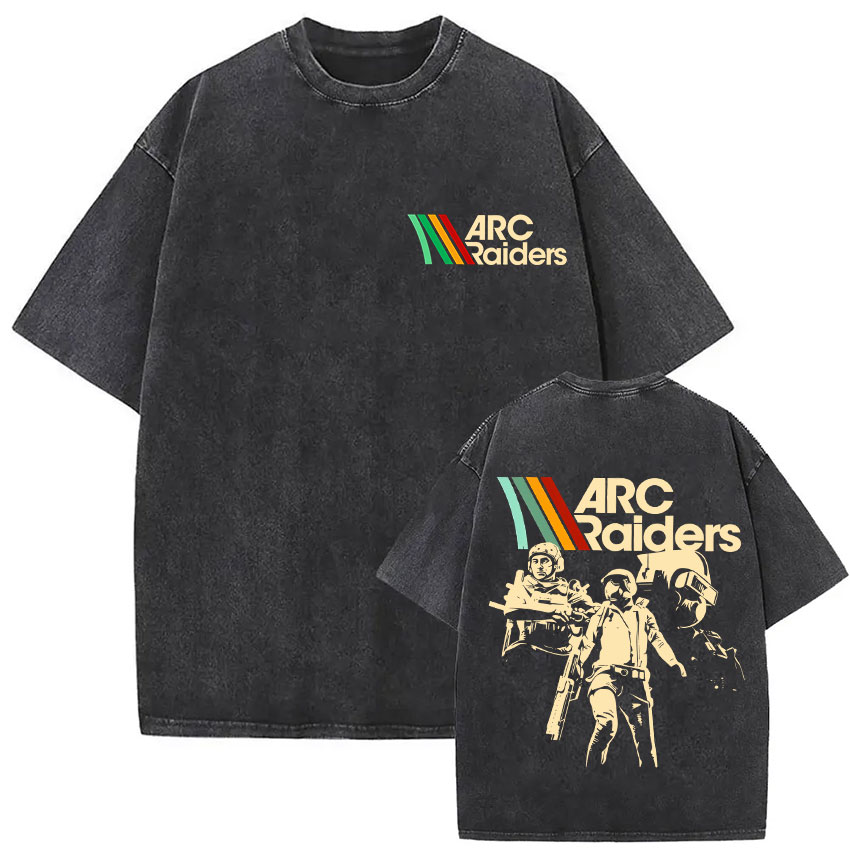 100% Cotton Arc Raiders T-shir - Vintage Fashion Game recension och pris