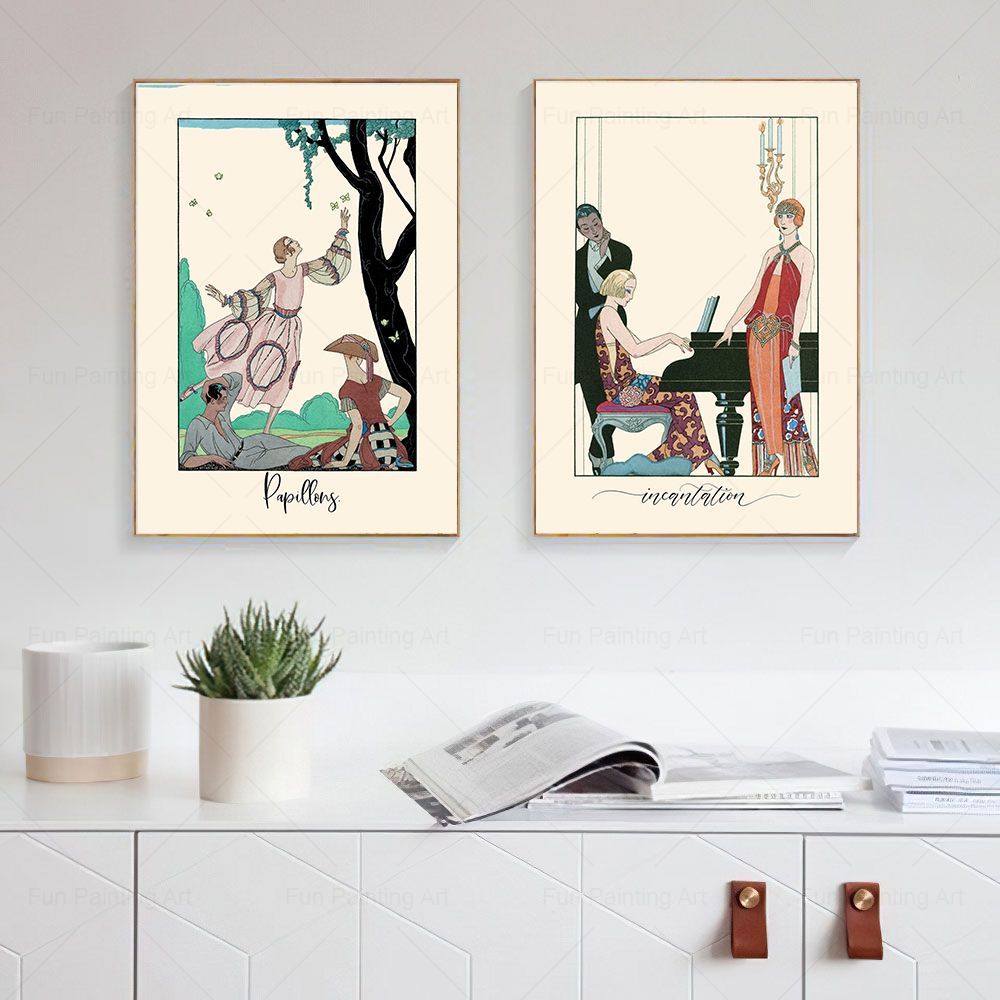 Vintage Print 1920s French Fas - Vintage Fashion Magazine Covers recension och pris