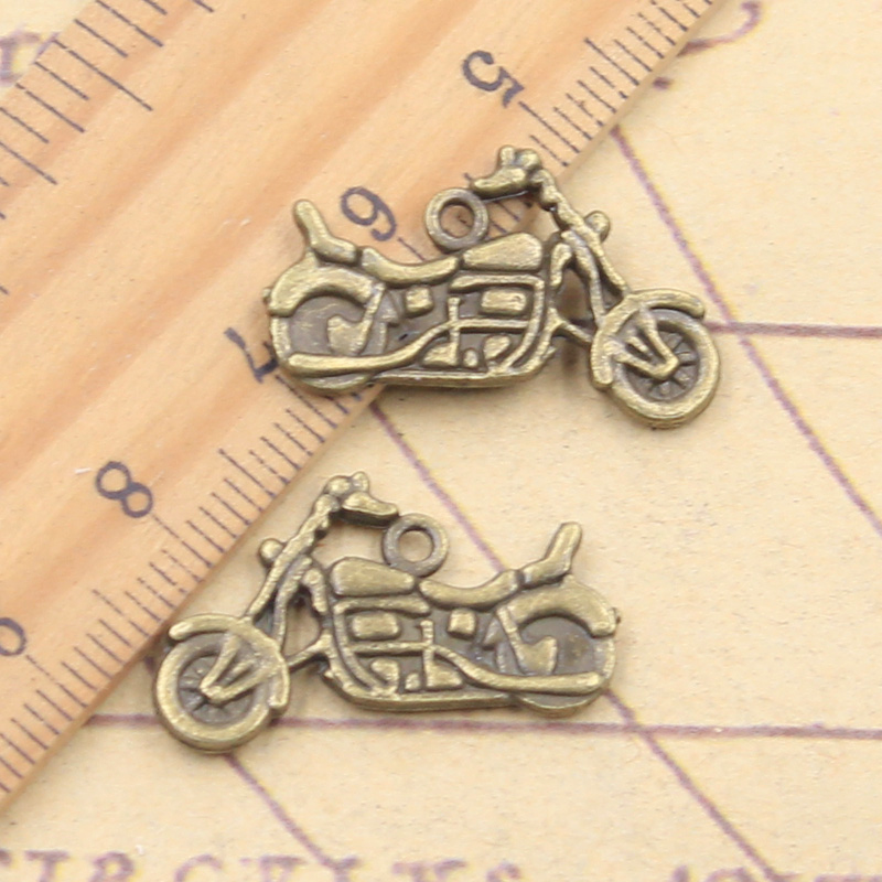 20pcs Charms motorcycle scoote - Vintage Fashion Finds recension och pris