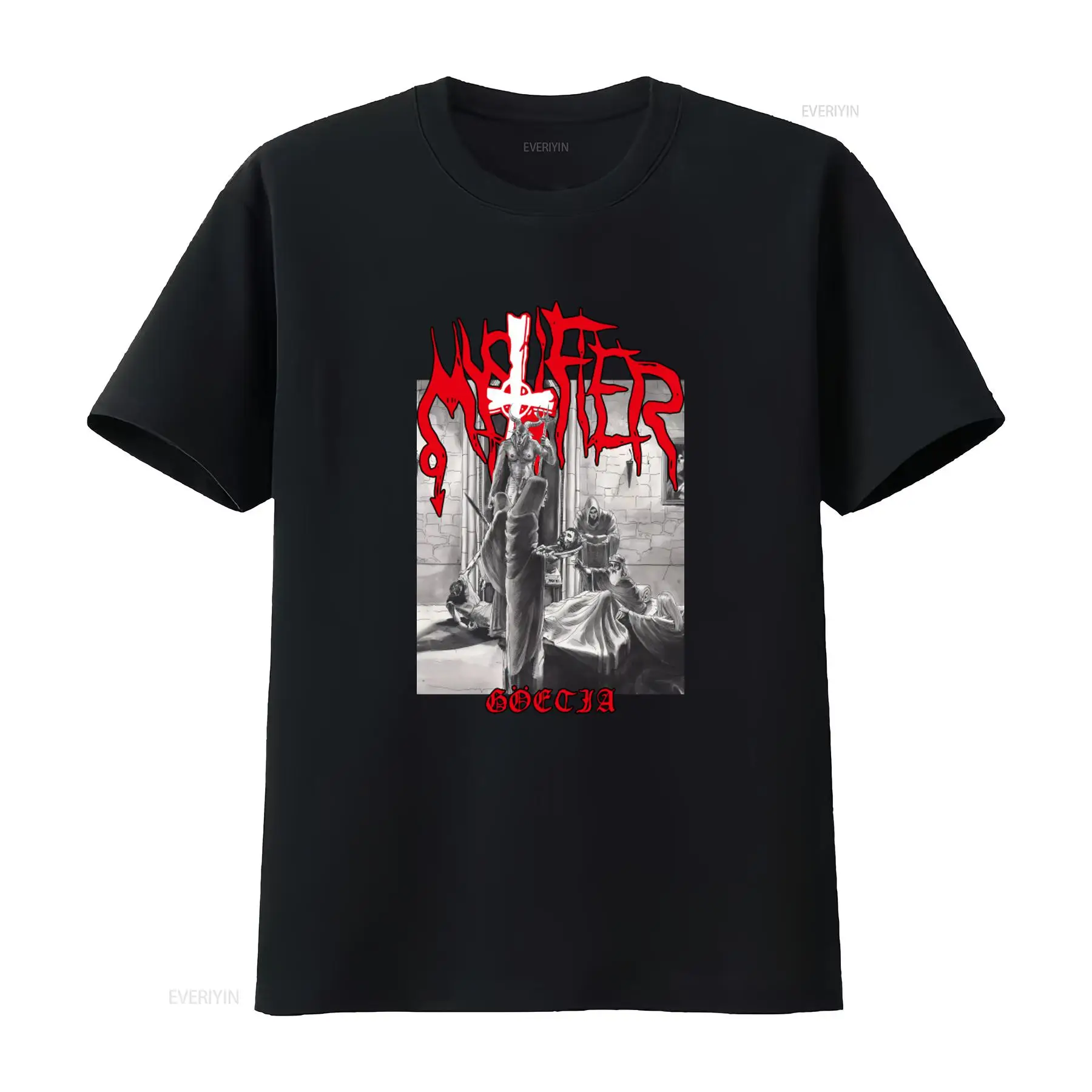Mystifier Goetia Black Metal T - Vintage Fashion Influencer recension och pris